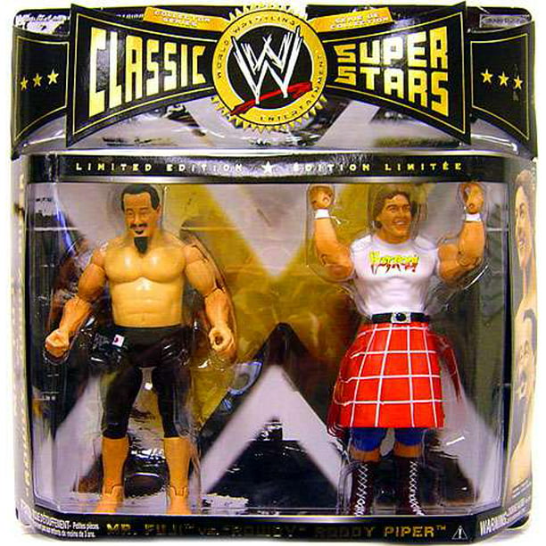WWE Wrestling Deluxe Classic Superstars Series 1 Rowdy Roddy Piper Action Figure for sale online